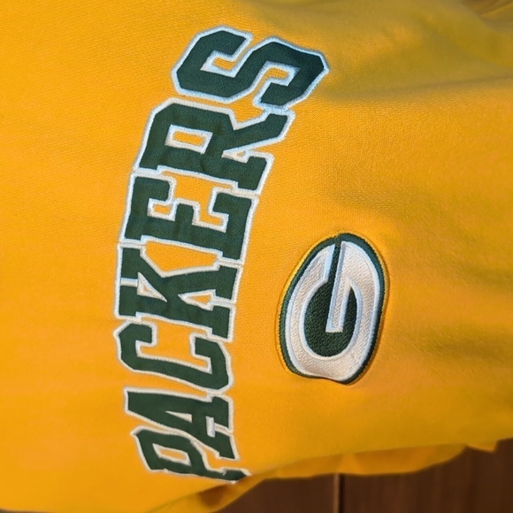 GREEN Bay Packers NFL Embroidered Logo SWEATSHIRT Youth Large fits WMNS S - Picture 6 of 10
